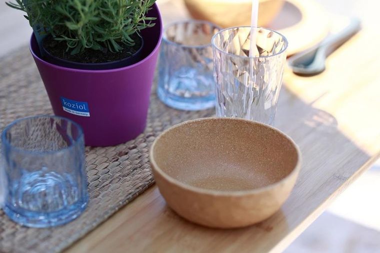 Koziol, Club, miska, grey, 700 ml, 4 szt.