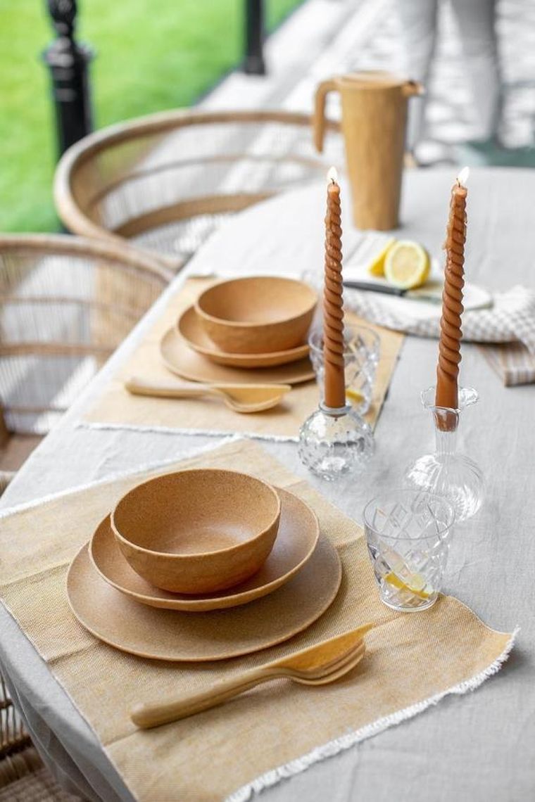 Koziol, Club, talerz, desert sand, 22 cm, 4szt.