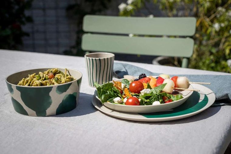 Koziol, kubek, Connect Monstera, 190 ml, 4 szt.