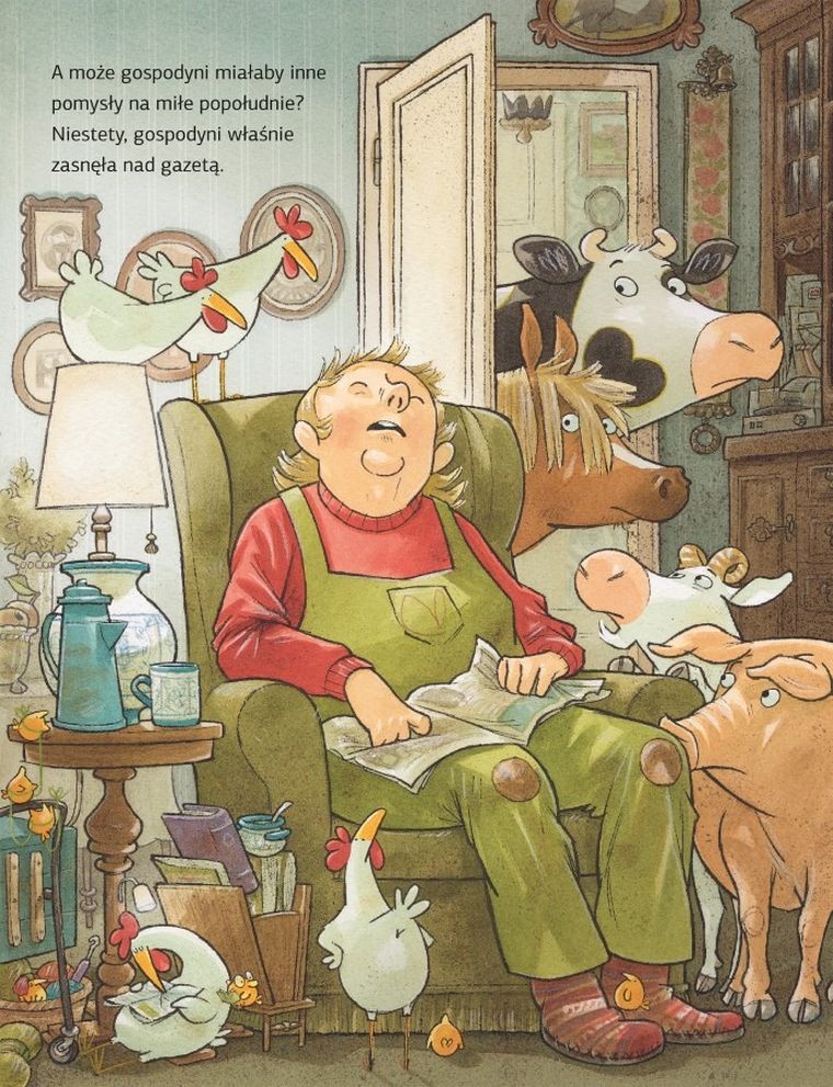 Krowa Matylda i deszcz