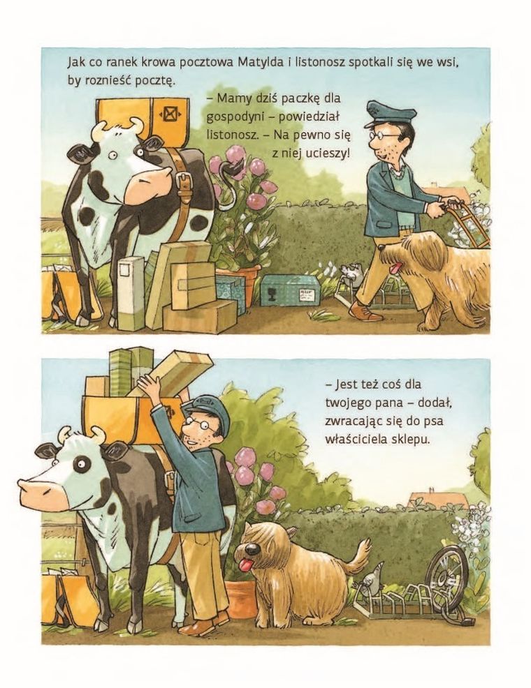 Krowa Matylda i zaginiona paczka