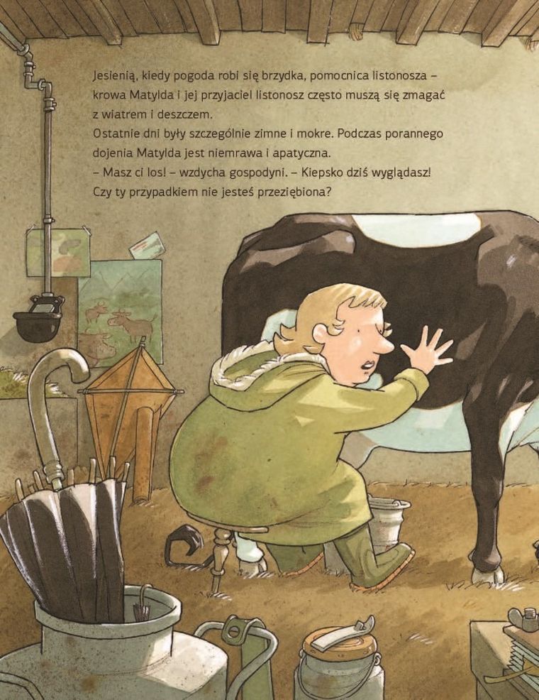 Krowa Matylda jest chora