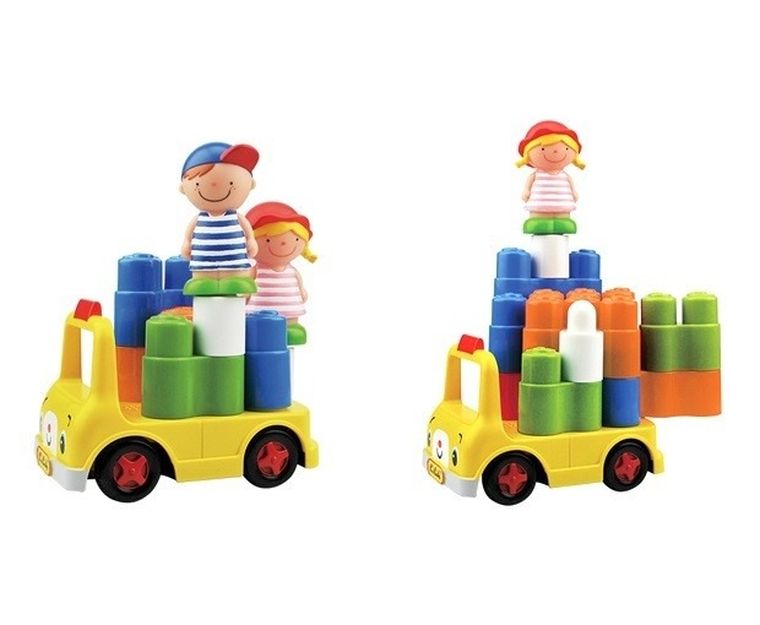 K's Kids, autobus szkolny, klockowy pojazd zdalnie sterowany