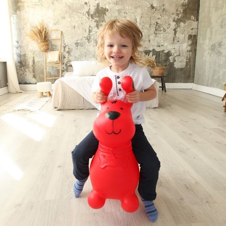 K's Kids, gumowy skoczek, piesek Patryk