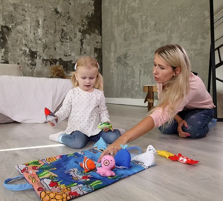 K's Kids, mata edukacyjna z zabawkami, ocean