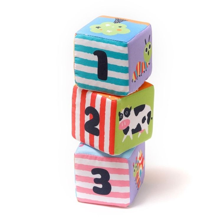 K's Kids, miękkie klocki edukacyjne, 14 elementów