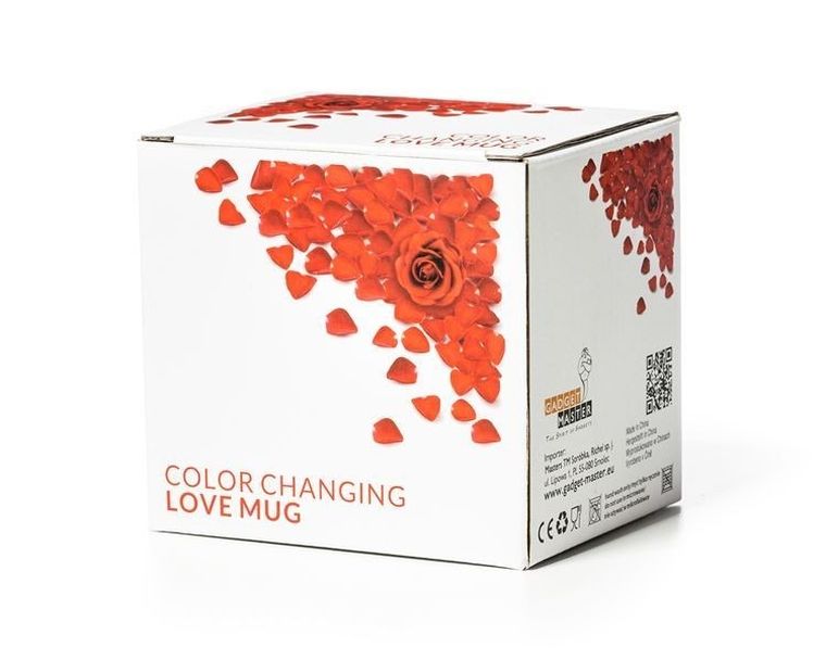 Kubek, magiczne serduszka