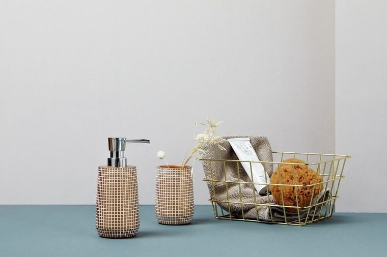 Kubek na szczoteczki, Ohrid, brązowy