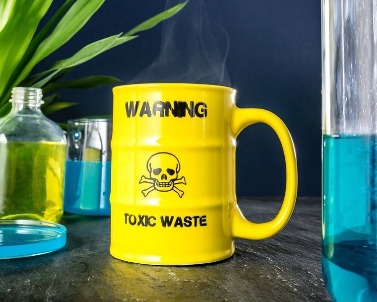 Kubek, Toxic Waste, żółty