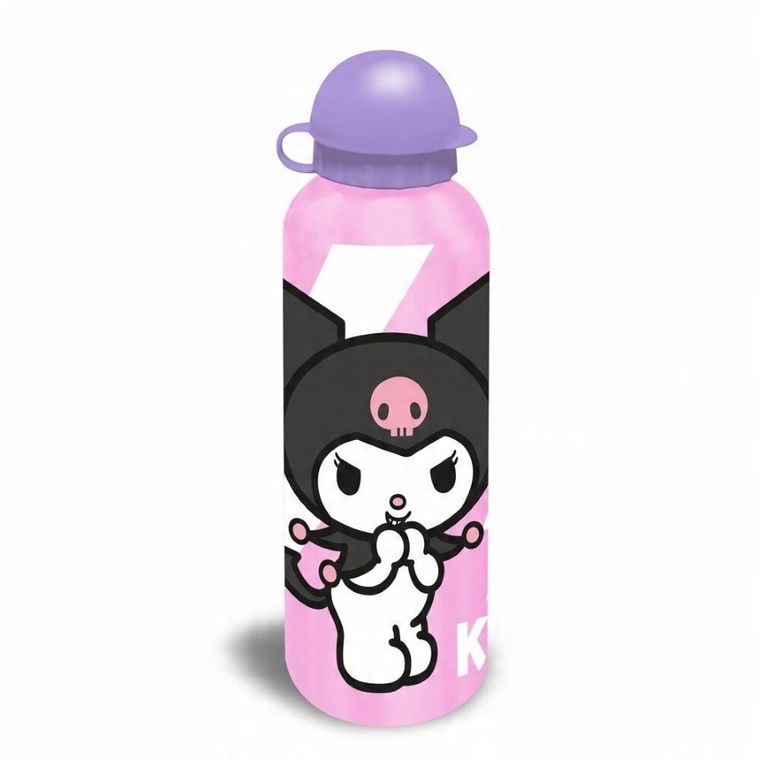 Kuromi, bidon aluminiowy, 500 ml, 1 szt.