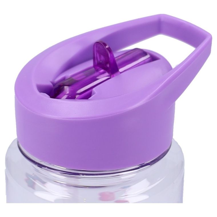 Kuromi, Drink Up, bidon ze słomką, fioletowy, 450 ml