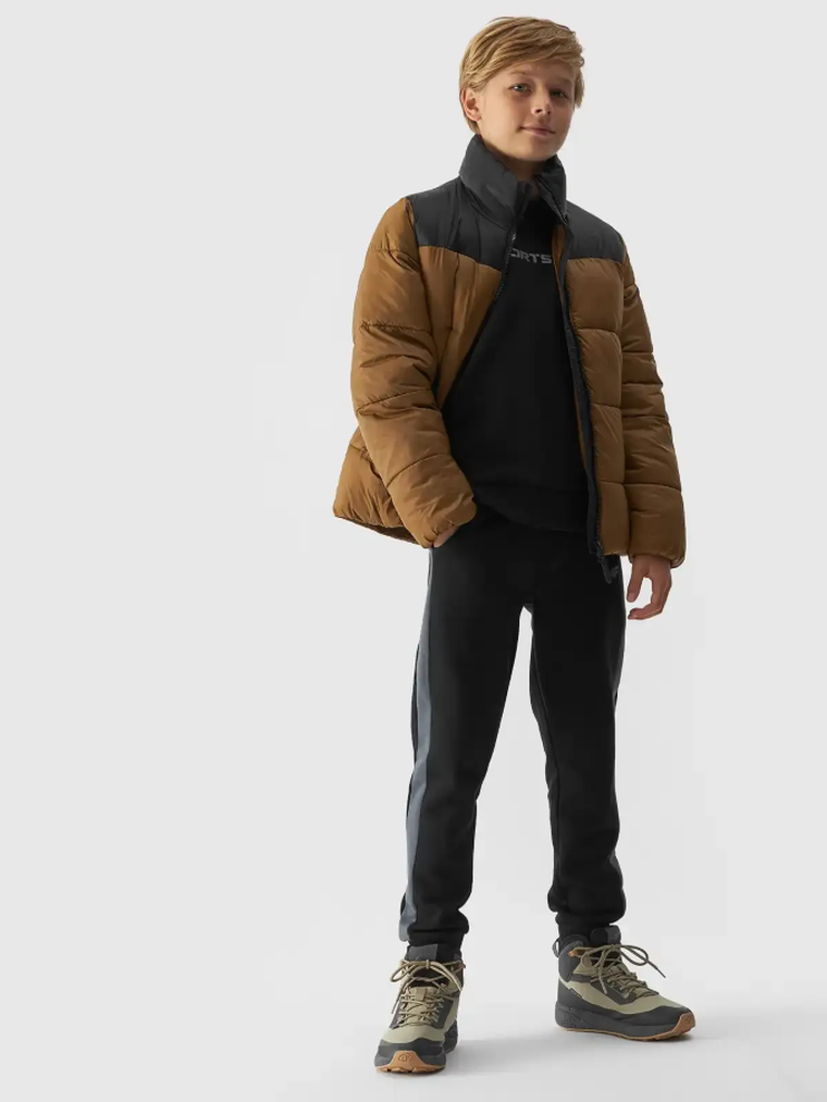 Kurtka chłopięca, brązowa, 4F