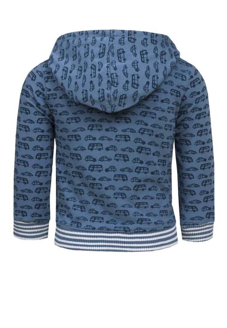 Kurtka chłopięca z kapturem, dwustronna, pomarańczowa, niebieska, Lief