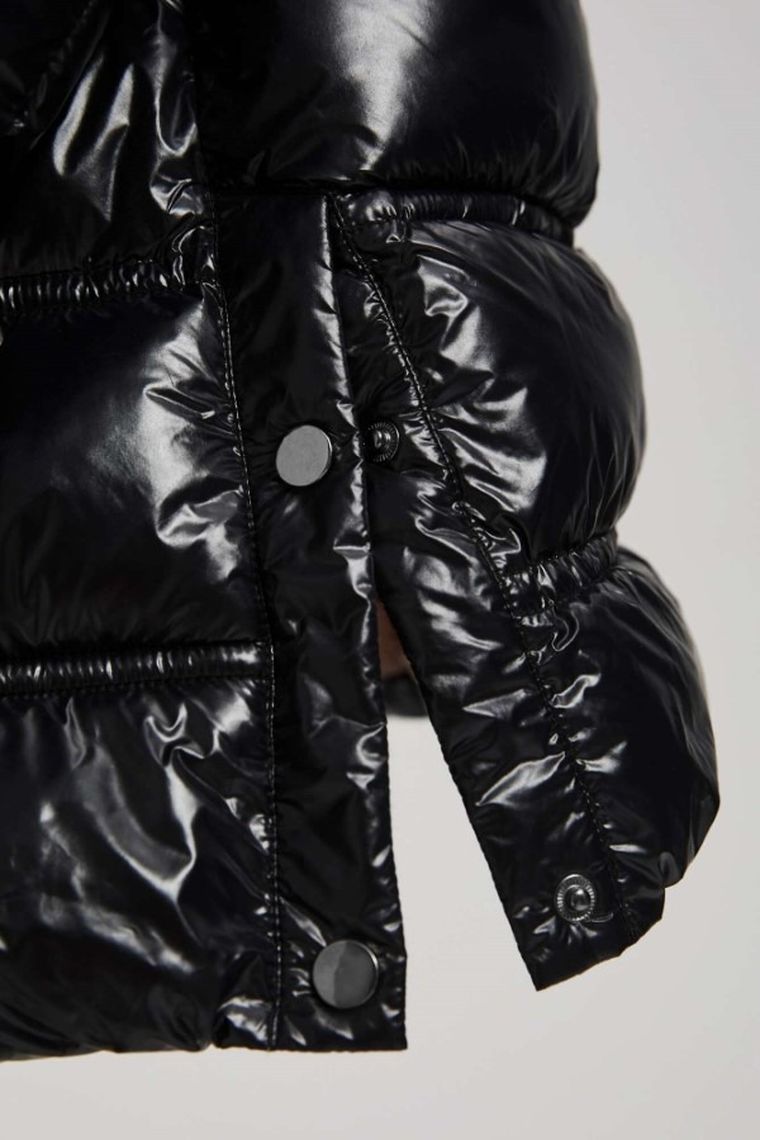 Kurtka damska, czarna, Moodo