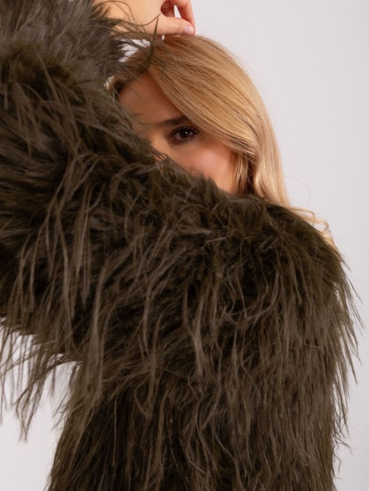 Kurtka damska, khaki, Italy Moda