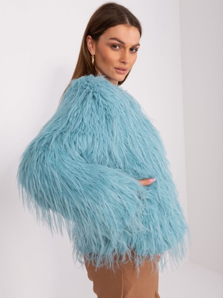 Kurtka damska, miętowa, Italy Moda