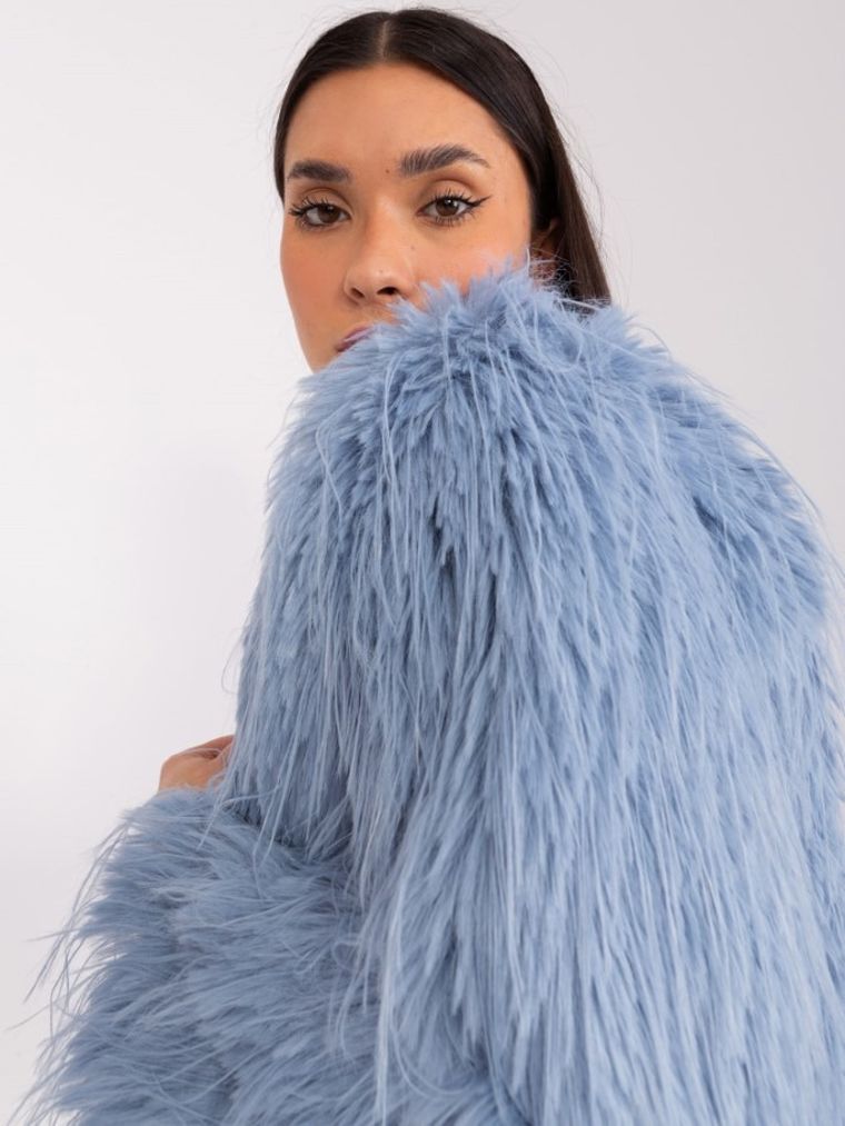 Kurtka damska, niebieska, Italy Moda