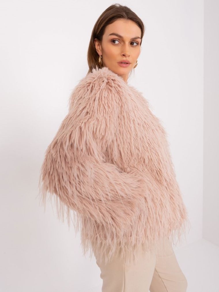 Kurtka damska, różowa, Italy Moda