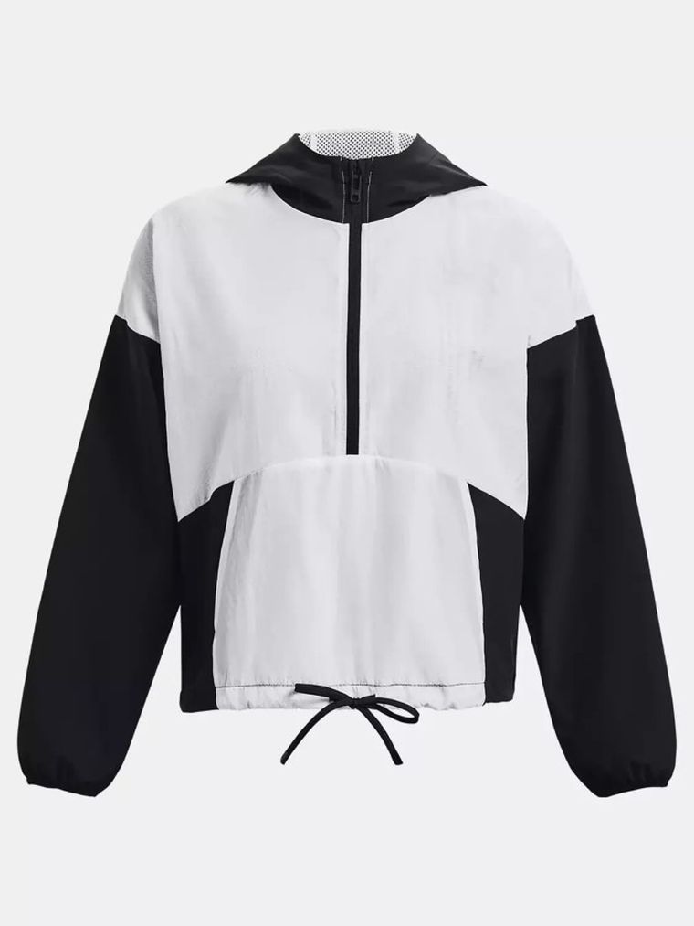 Kurtka damska z kapturem, czarno-biała, Under Armour