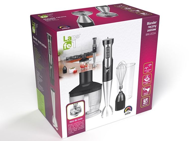 Lafe Blender Ręczny Zestaw Brk-003a