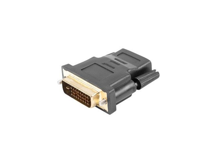 Lanberg, adapter, AD-0010-BK, HDMI F - DVI-D, 24+1 M, czarny