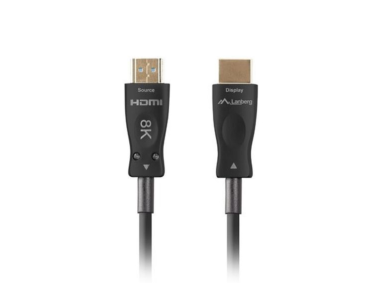Lanberg, kabel optyczny HDMI 2.1, 8k, 30m
