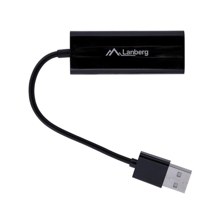Lanberg, karta sieciowa, NC-0100-01, USB 2.0; 1x 10/100Mbps