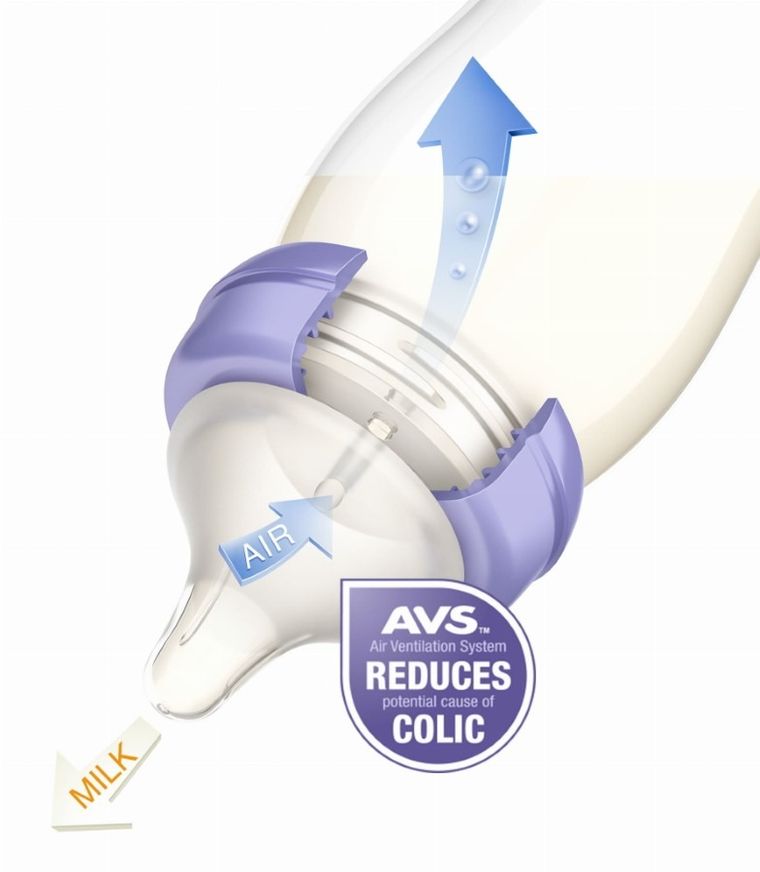 Lansinoh, Natural Wave, butelka ze smoczkiem, rozmiar M, 240 ml