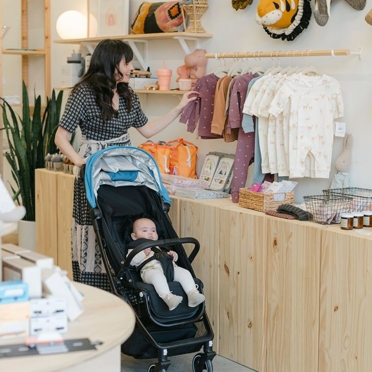 Larktale, Autofold, wózek spacerowy, czarny