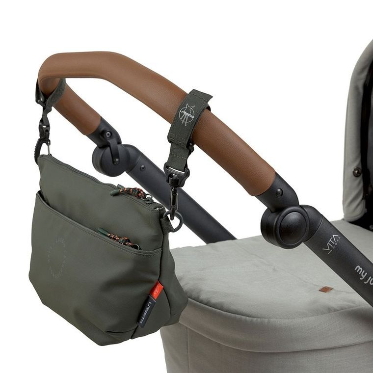 Lassig, Green Label, Buggy Bum Bag, torba dla mam, dark olive