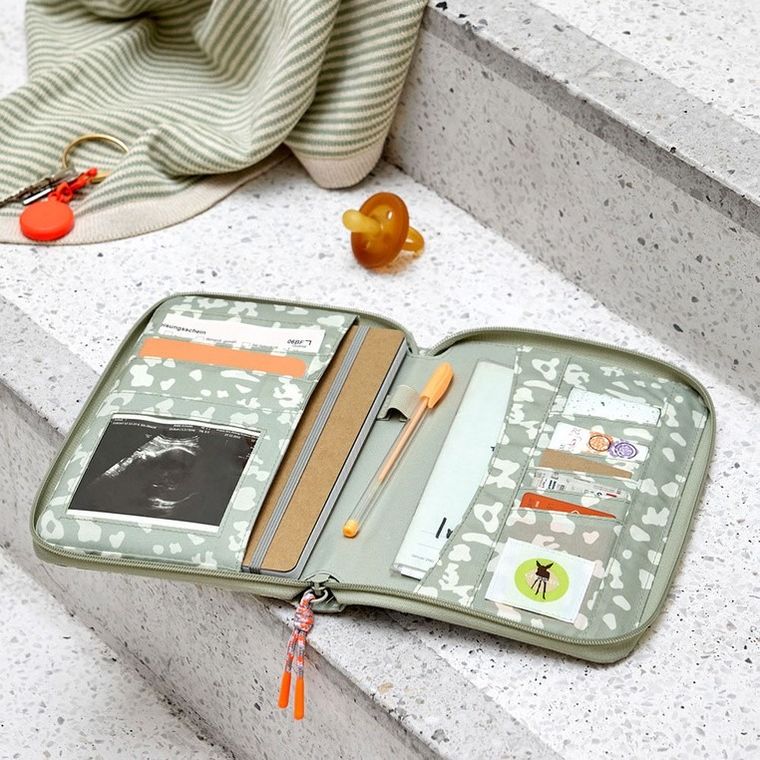 Lassig, Green Label, Leo, etui na dokumenty, light khaki