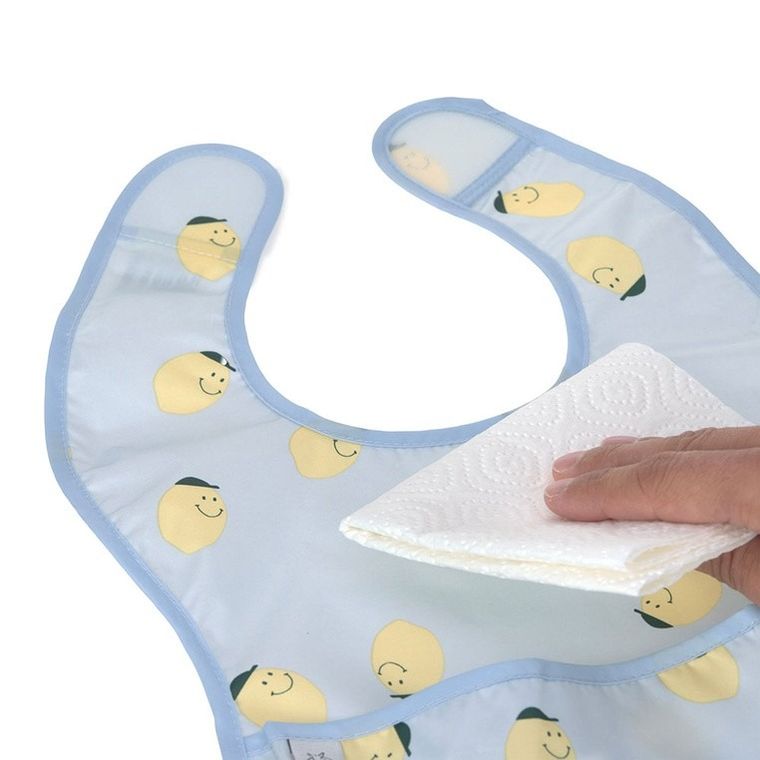 Lassig, Happy Fruits Lemon, zestaw śliniaków wodoodpornych, 6m+, 2 szt.