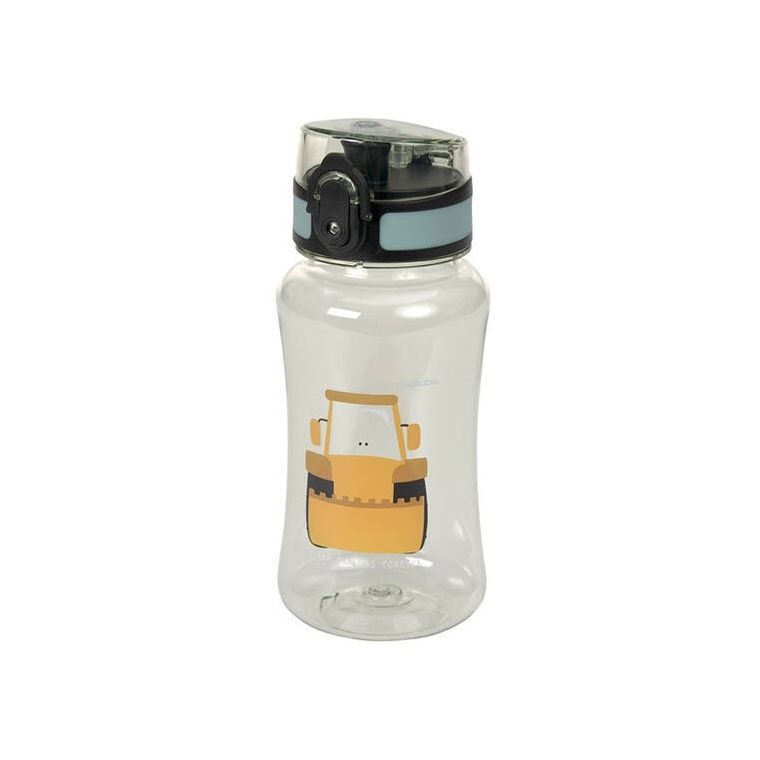 Lassig, Tiny Drivers, lunchbox + bidon, tritanowa butelka, 460 ml, Spychacz