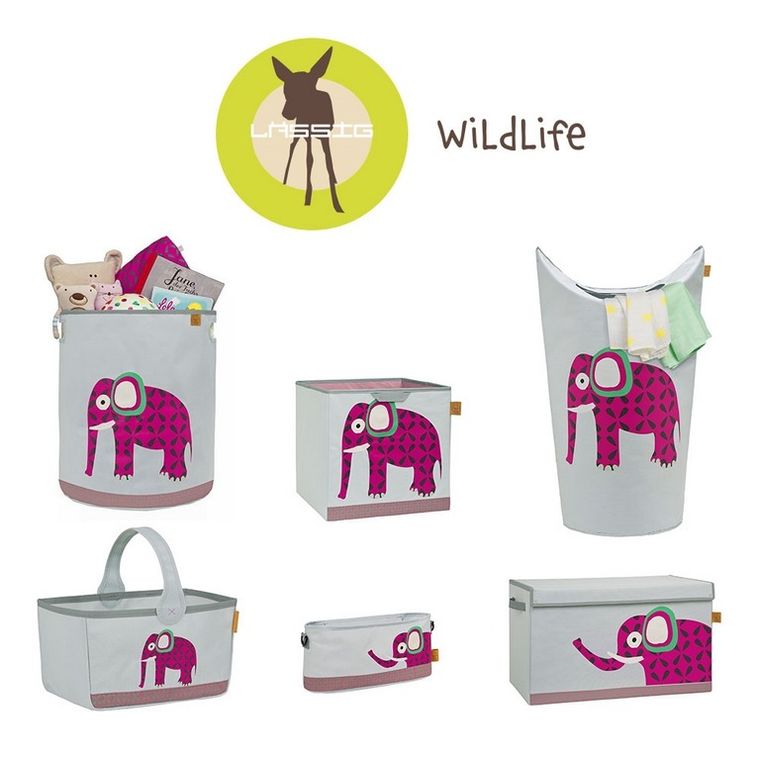 Lassig, Wildlife Słoń, pudełko na zabawki