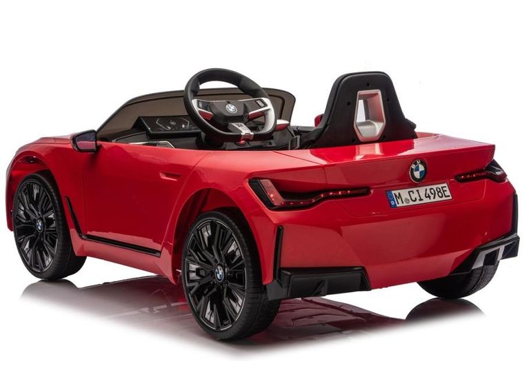 Lean Cars, BMW I4, pojazd na akumulator 4-4, JE1009, czerwony