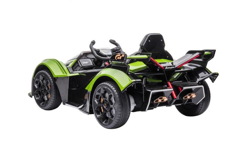 Lean Cars, Lamborghini, pojazd na akumulator, zielony