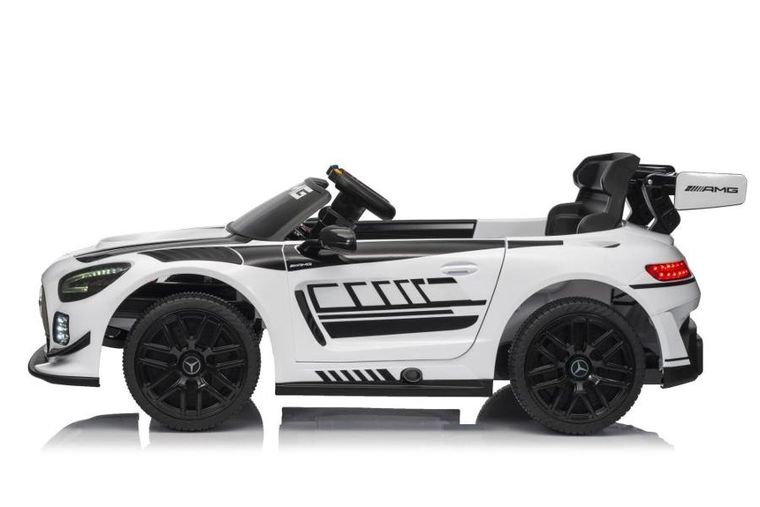 Lean Cars, Mercedes AMG GT3, pojazd na akumulator, biały