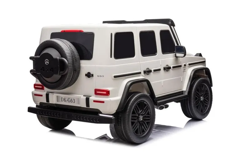 Lean Cars, Mercedes-Benz G63 XXL, pojazd na akumulator 4-4, biały