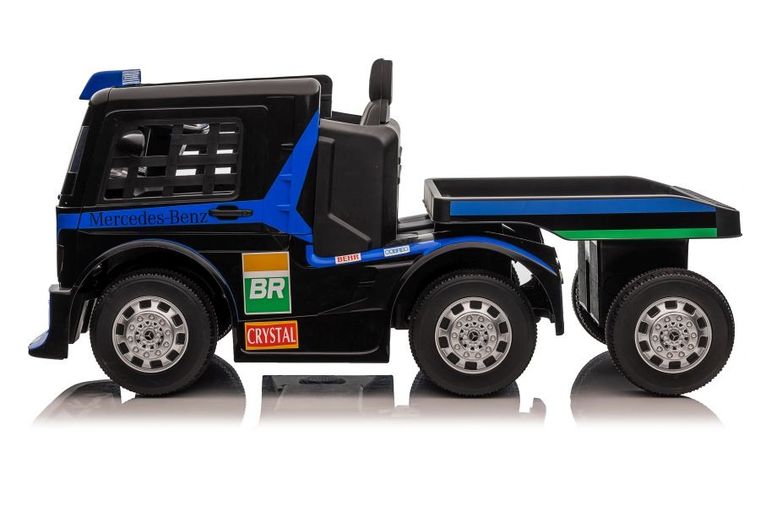 Lean Cars, Mercedes-Benz, pojazd na akumulator z naczepą, granatowy