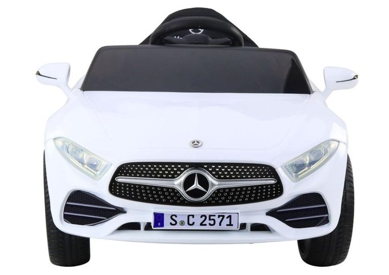 Lean Cars, Mercedes, pojazd na akumulator, KL-1666-1, biały