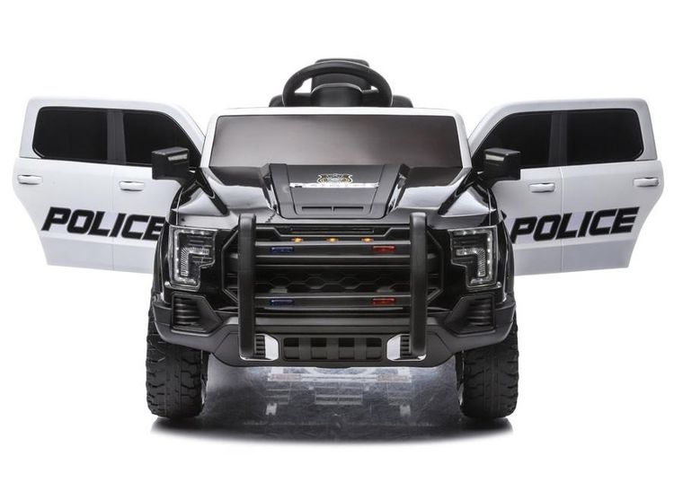 Lean Cars, policja, pojazd na akumulator 4-4, P5, 12V7Ah, czarny