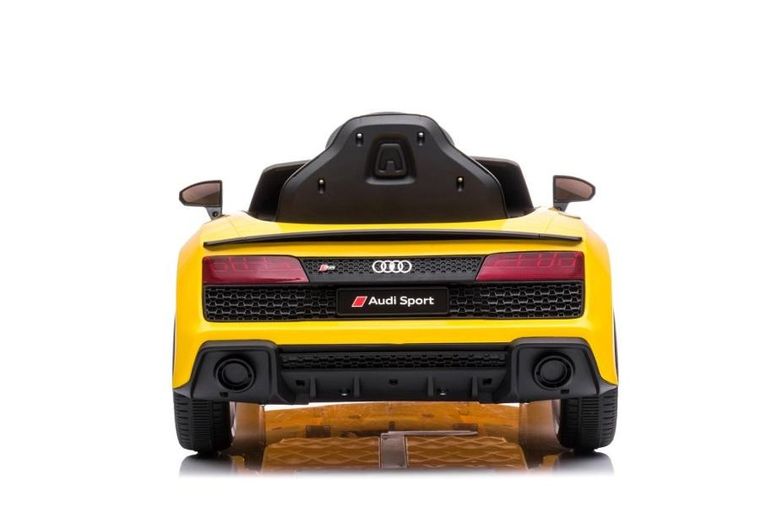 Lean Toys, Audi R8 Lift A300, pojazd na akumulator, żółty