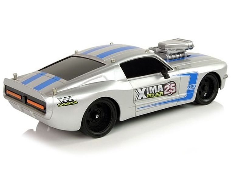 Lean Toys, auto sportowe, pojazd zdalnie sterowany, srebrny, 1:16