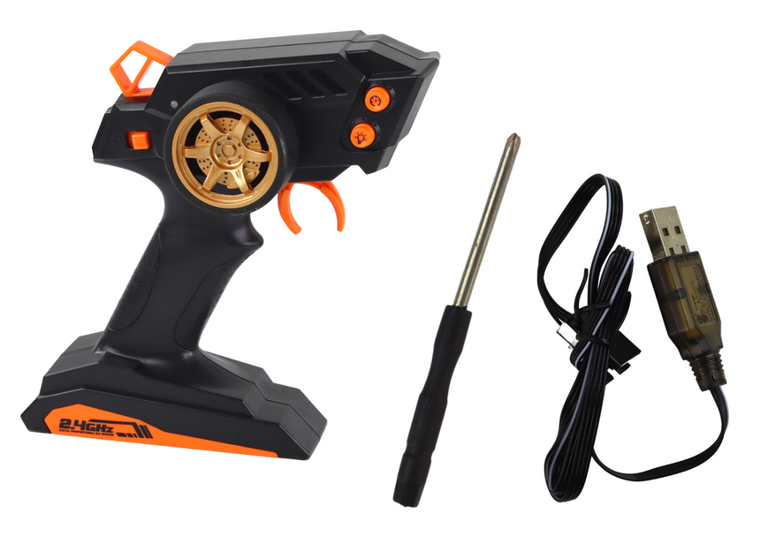 Lean Toys, auto sportowe, zdalnie sterowane, zielono-czarne, 1:10