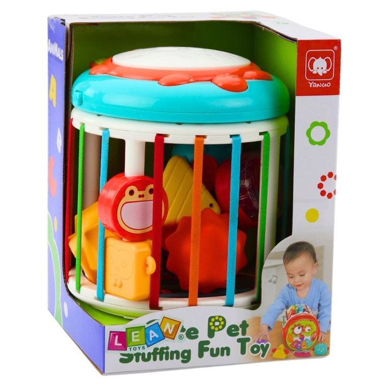 Lean Toys, bębenek ze światłem i dźwiękiem, sorter