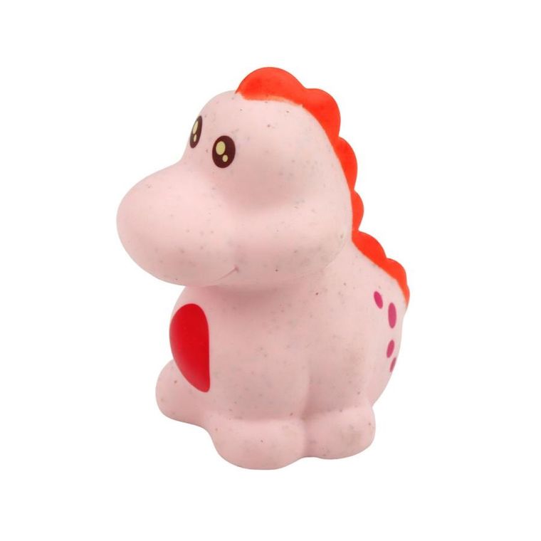 Lean Toys, dinozaury, zabawki do kąpieli, pastelowe, 6 elementów