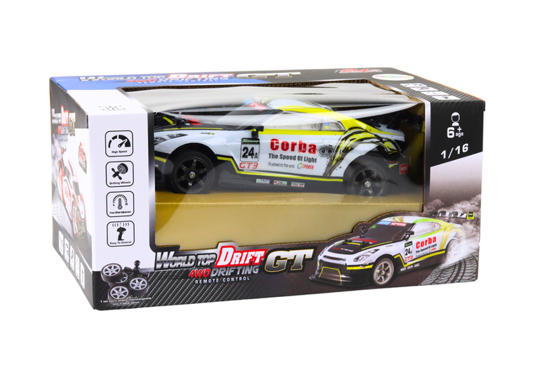 Lean Toys, Drift, pojazd sportowy, zdalnie sterowany, 1:16