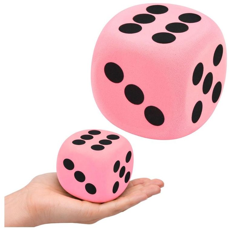 Lean Toys, duża kość piankowa, 8 cm, 1 szt.