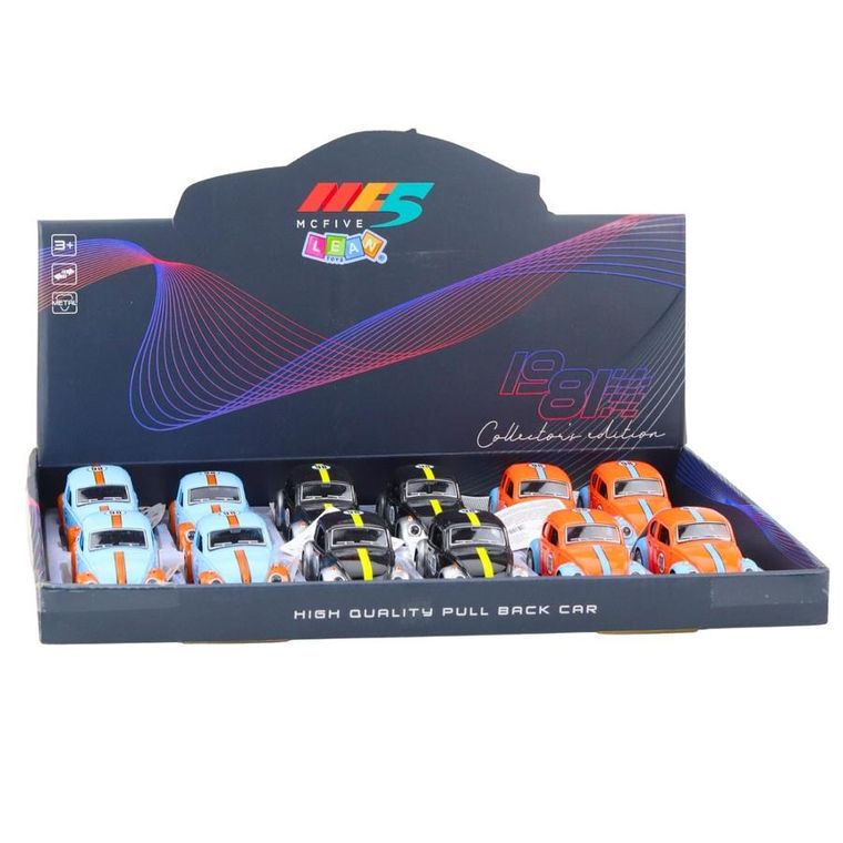 Lean Toys, garbus, pojazd metalowy z napędem pull-back, 1 szt.