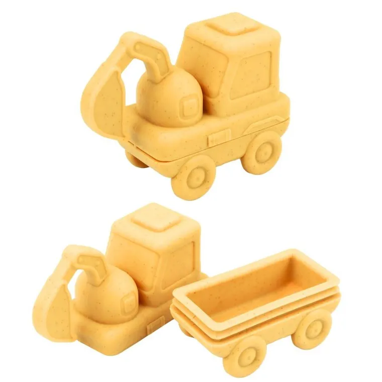 Lean Toys, gumowe pojazdy do rozłączania, zabawka do kąpieli, 4 szt.